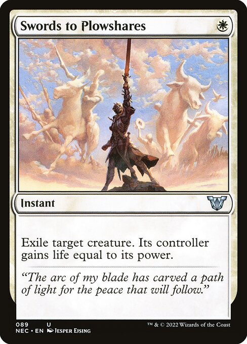 Swords to Plowshares - Neon Dynasty Commander Uncommon Card