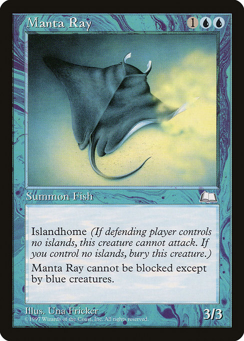 Manta Ray - Weatherlight Common Card