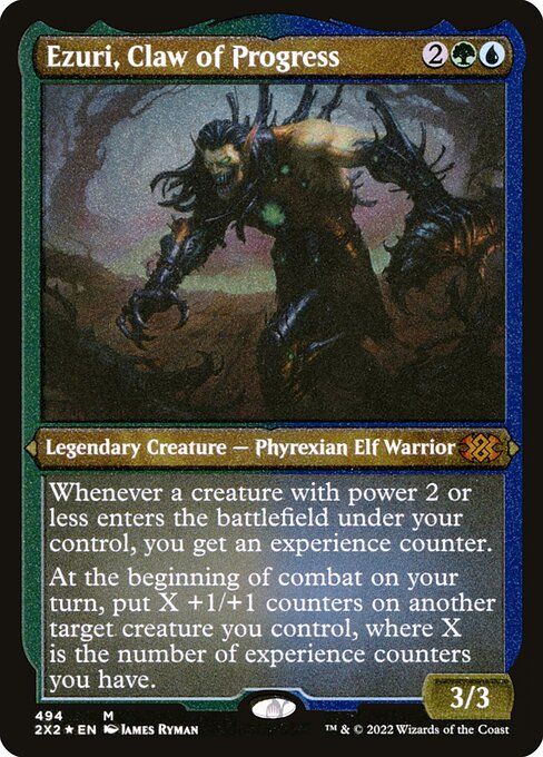 Ezuri, Claw of Progress - Double Masters 2022 Mythic Card