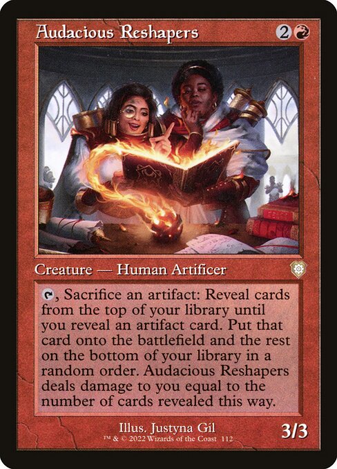 Audacious Reshapers - The Brothers' War Commander Rare Card