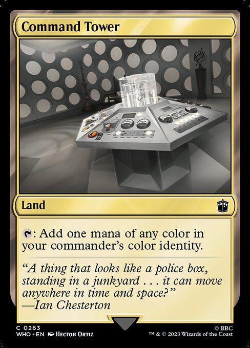 Command Tower - Doctor Who Common Card
