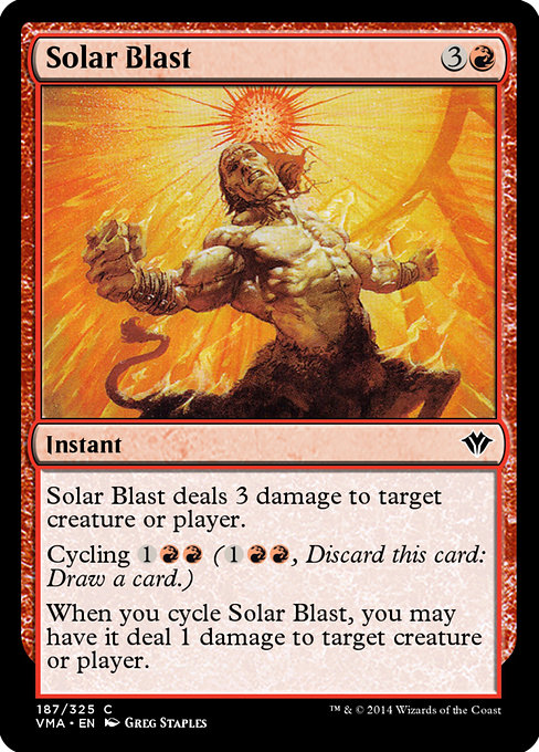 Solar Blast - Vintage Masters Common Card