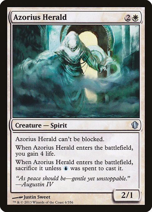 Azorius Herald - Commander 2013 Uncommon Card