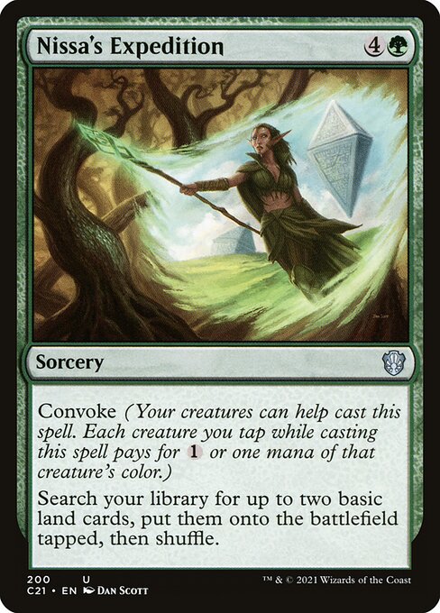 Nissa's Expedition - Commander 2021 Uncommon Card