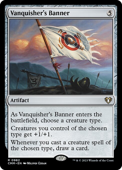 Vanquisher's Banner - Commander Masters Rare Card