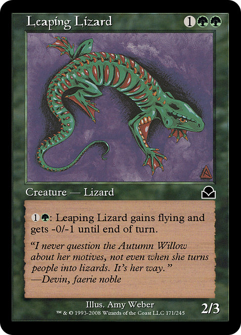 Leaping Lizard - Masters Edition II Common Card