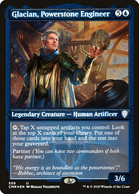 Glacian, Powerstone Engineer - Commander Legends Uncommon Card