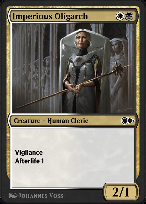 Imperious Oligarch - Pioneer Masters Common Card