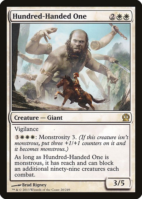 Hundred-Handed One - Theros Rare Card
