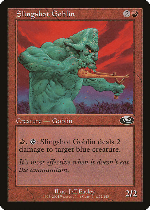 Slingshot Goblin - Planeshift Common Card