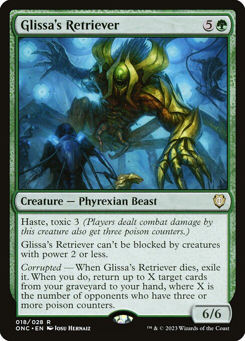 Glissa's Retriever - Phyrexia: All Will Be One Commander Rare Card