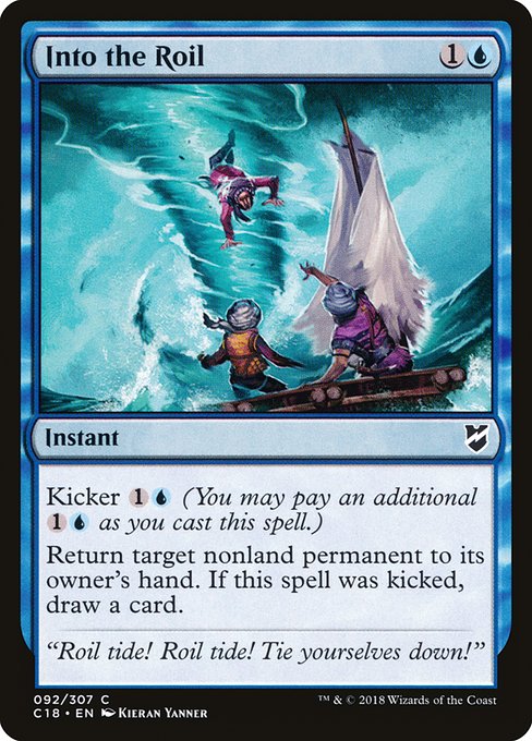 Into the Roil - Commander 2018 Common Card