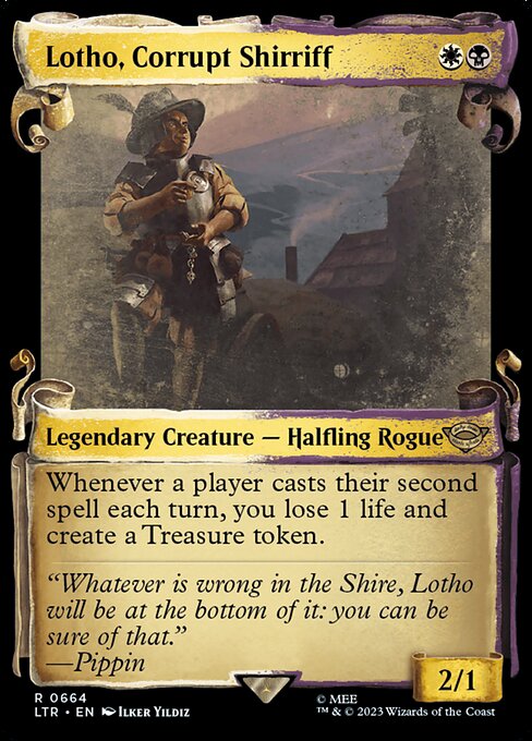 Lotho, Corrupt Shirriff - The Lord of the Rings: Tales of Middle-earth Rare Card
