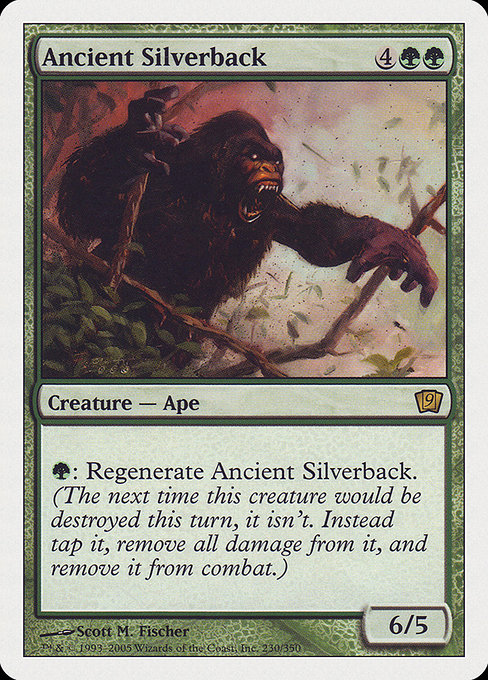 Ancient Silverback - Ninth Edition Rare Card