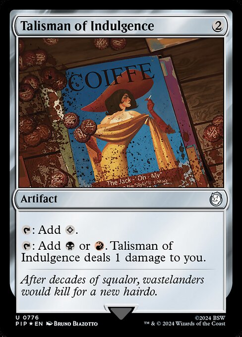 Talisman of Indulgence - Fallout Uncommon Card