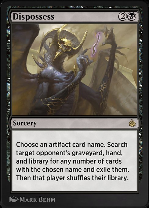 Dispossess - Amonkhet Remastered Rare Card