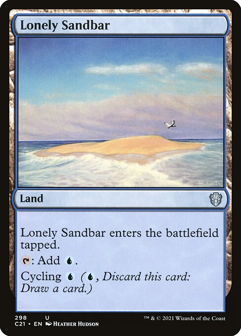 Lonely Sandbar - Commander 2021 Uncommon Card