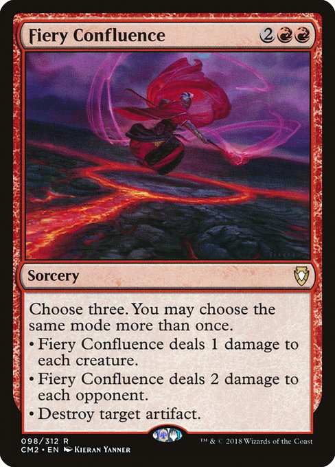 Fiery Confluence - Commander Anthology Volume II Rare Card