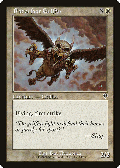 Razorfoot Griffin - Invasion Common Card