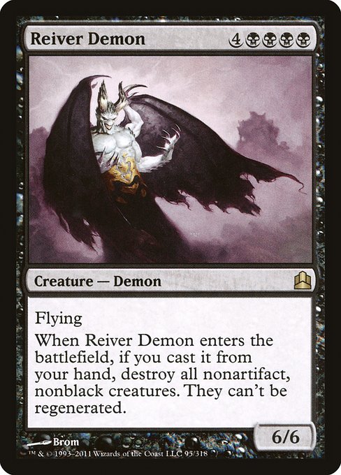 Reiver Demon - Commander 2011 Rare Card
