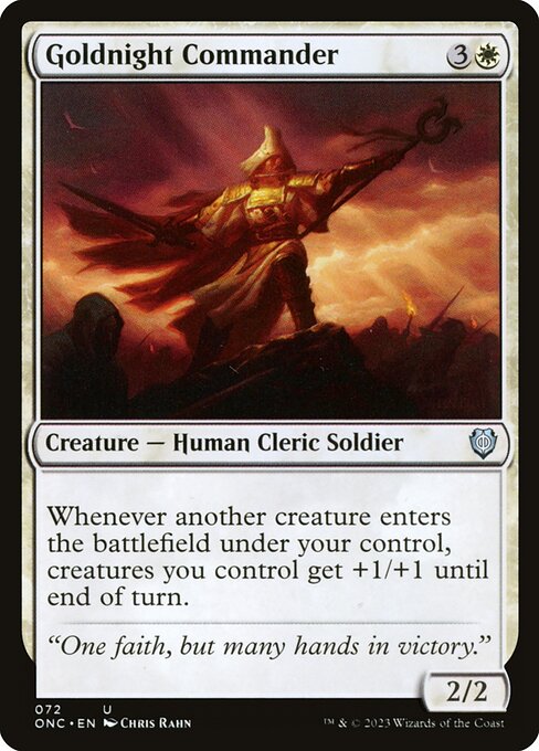 Goldnight Commander - Phyrexia: All Will Be One Commander Uncommon Card