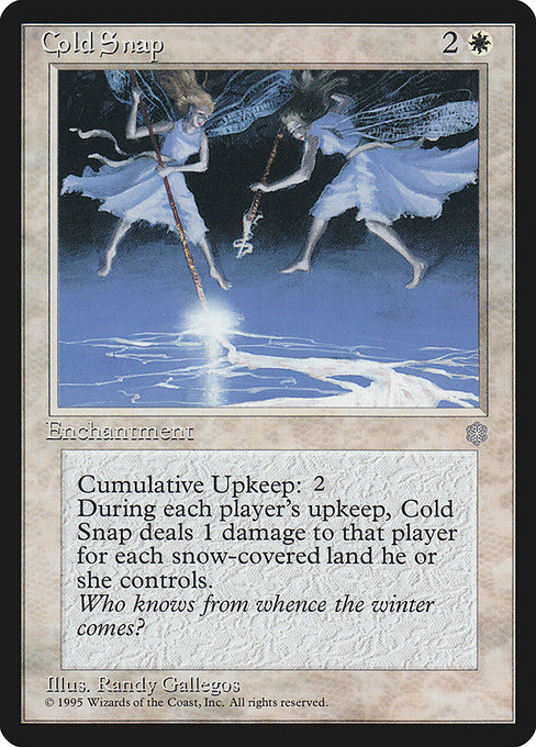 Cold Snap - Ice Age Uncommon Card