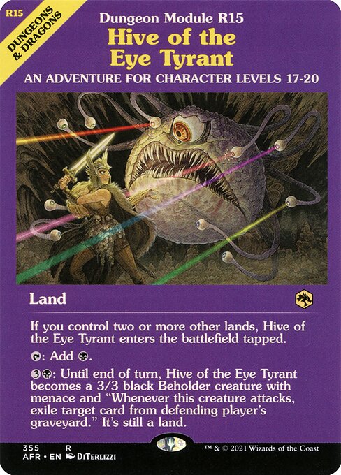 Hive of the Eye Tyrant - Adventures in the Forgotten Realms Rare Card