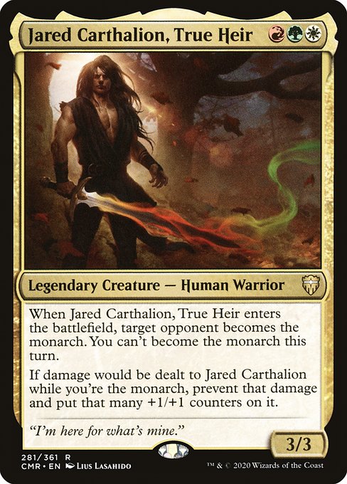 Jared Carthalion, True Heir - Commander Legends Rare Card