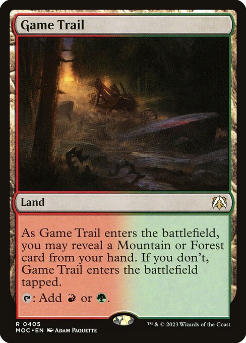 Game Trail - March of the Machine Commander Rare Card