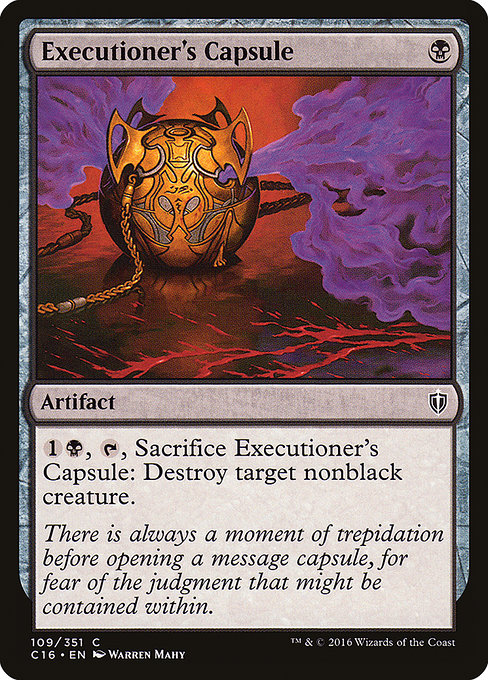 Executioner's Capsule - Commander 2016 Common Card