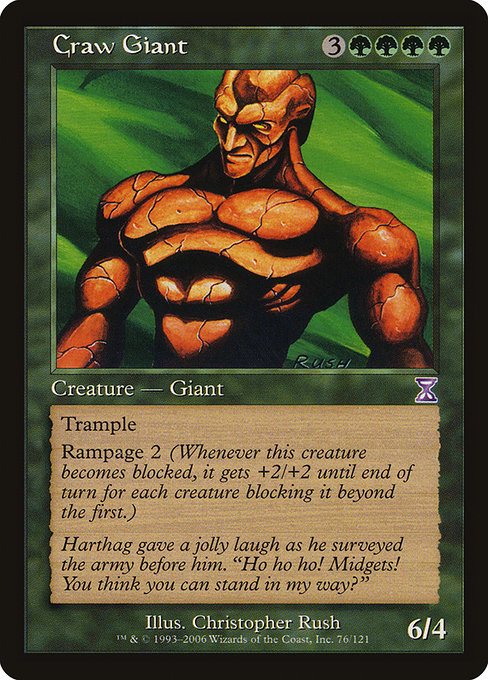 Craw Giant - Time Spiral Timeshifted Special Card