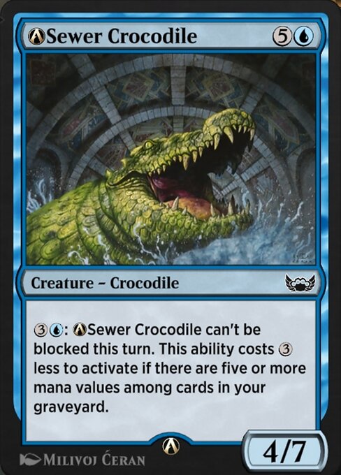 A-Sewer Crocodile - Streets of New Capenna Common Card