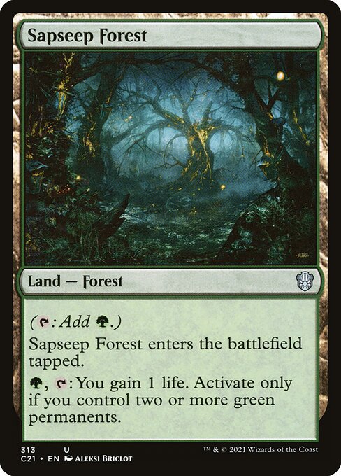 Sapseep Forest - Commander 2021 Uncommon Card
