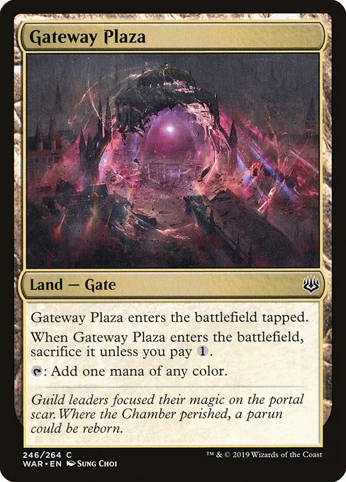 Gateway Plaza - War of the Spark Common Card