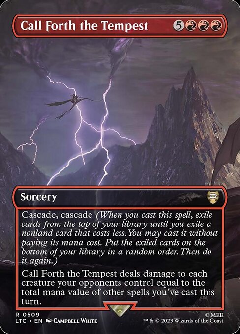 Call Forth the Tempest - Tales of Middle-earth Commander Rare Card