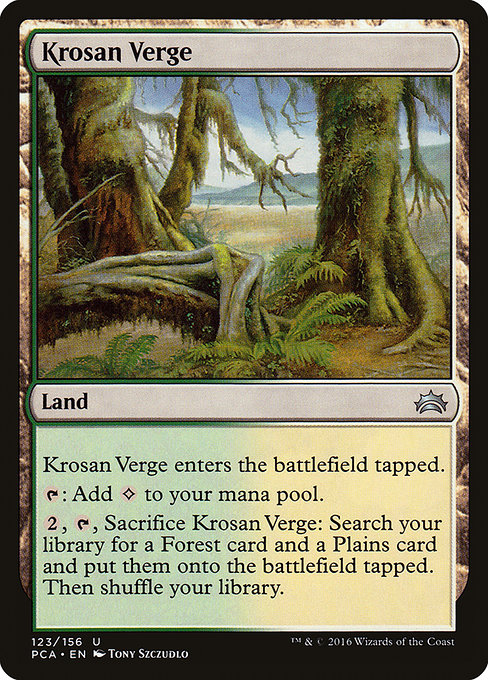 Krosan Verge - Planechase Anthology Uncommon Card