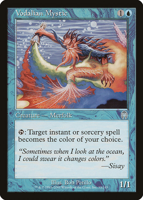 Vodalian Mystic - Apocalypse Uncommon Card