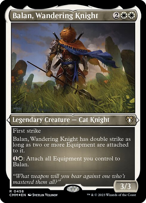 Balan, Wandering Knight - Commander Masters Rare Card