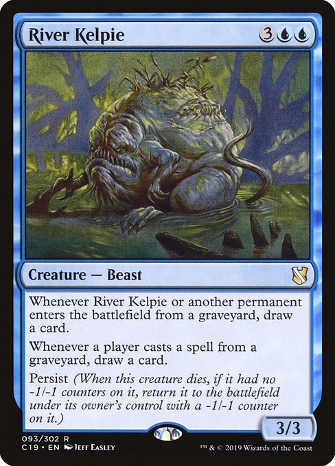 River Kelpie - Commander 2019 Rare Card