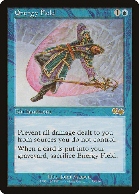 Energy Field - Urza's Saga Rare Card