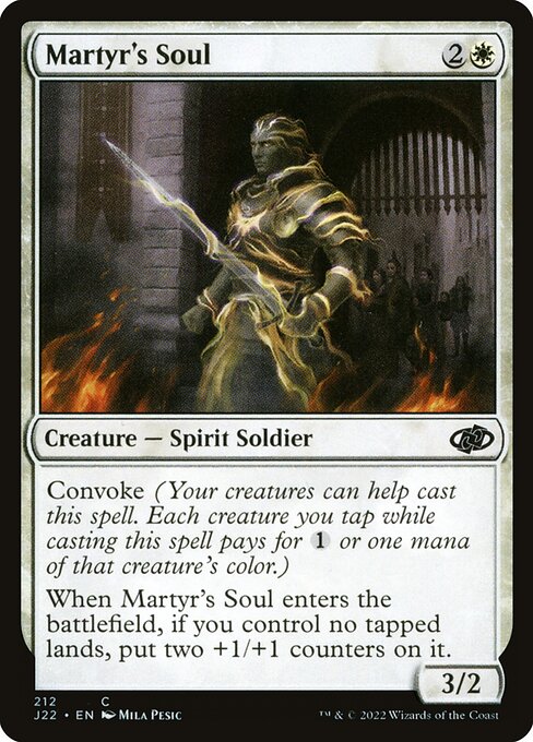 Martyr's Soul - Jumpstart 2022 Common Card
