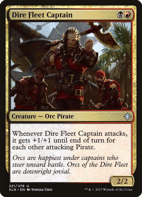 Dire Fleet Captain - Ixalan Uncommon Card