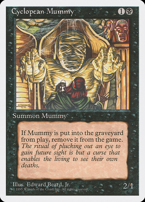Cyclopean Mummy - Fourth Edition Common Card