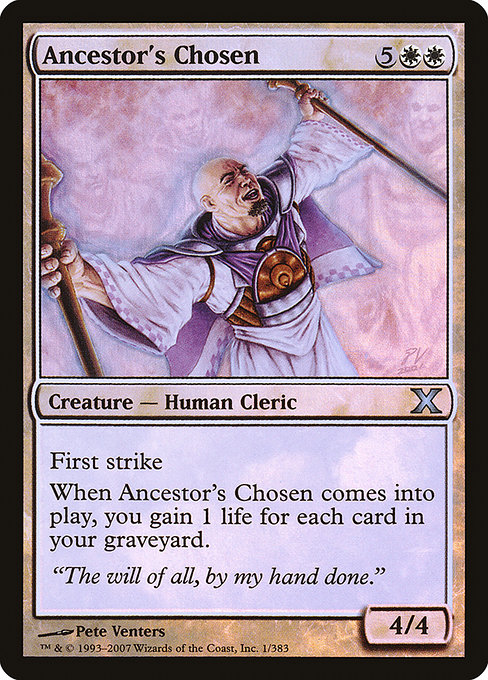 Ancestor's Chosen - Tenth Edition Uncommon Card
