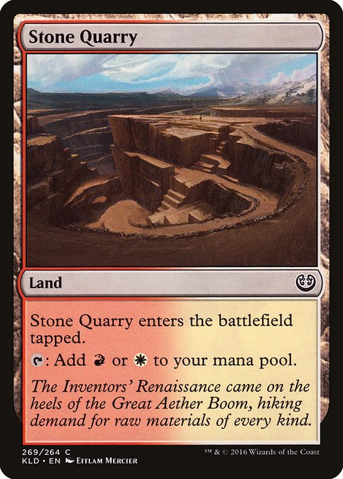 Stone Quarry - Kaladesh Common Card
