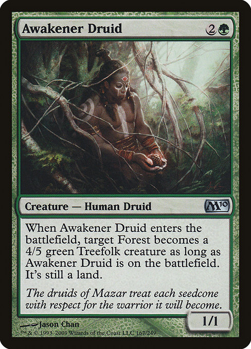 Awakener Druid - Magic 2010 Uncommon Card