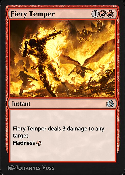 Fiery Temper - Shadows over Innistrad Remastered Uncommon Card