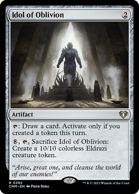 Idol of Oblivion - Commander Masters Rare Card