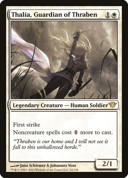 Thalia, Guardian of Thraben - Dark Ascension Rare Card