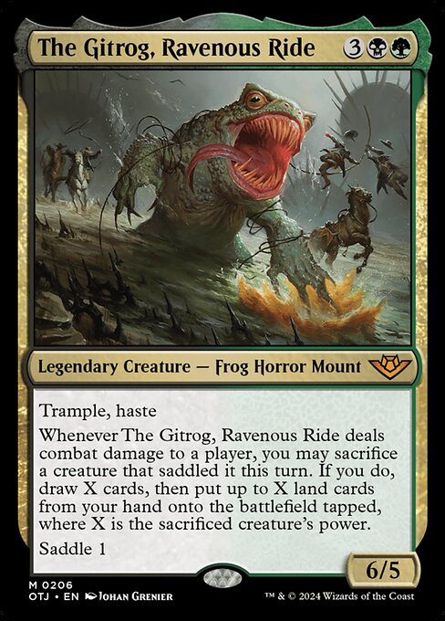 The Gitrog, Ravenous Ride - Outlaws of Thunder Junction Mythic Card